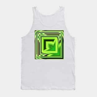 Green squares Tank Top